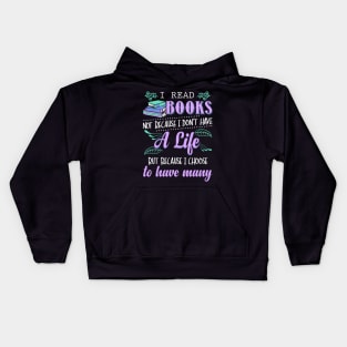 Read Books Funny Kids Hoodie